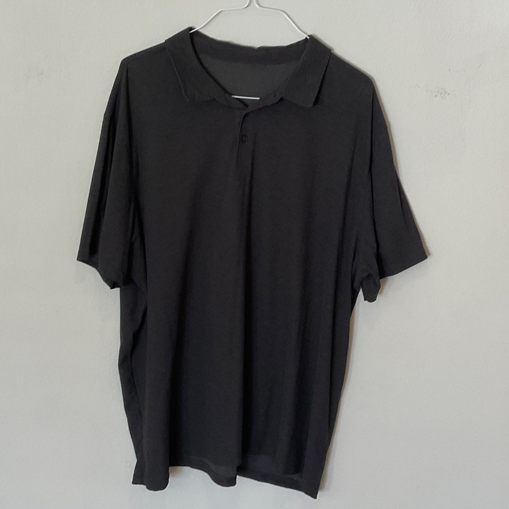 Old Navy Men's Gray Short Sleeve Polo Shirt